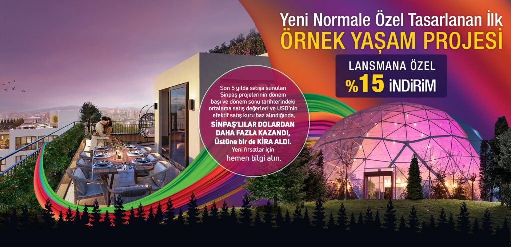 Sinpaş Koru Aura Projesinde Lansmana Özel %15 İndirim!